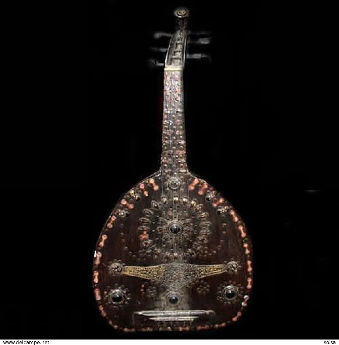 Grande Ancienne Tsigane Hongroise /Old Romanian Gipsy Cithar Instrument / Guitar - Musical Instruments