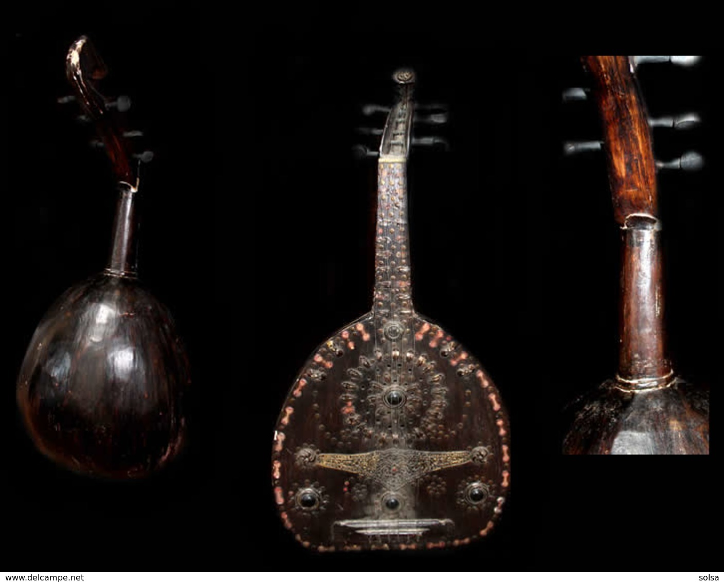 Grande Ancienne Tsigane Hongroise /Old Romanian Gipsy Cithar Instrument / Guitar - Instruments De Musique