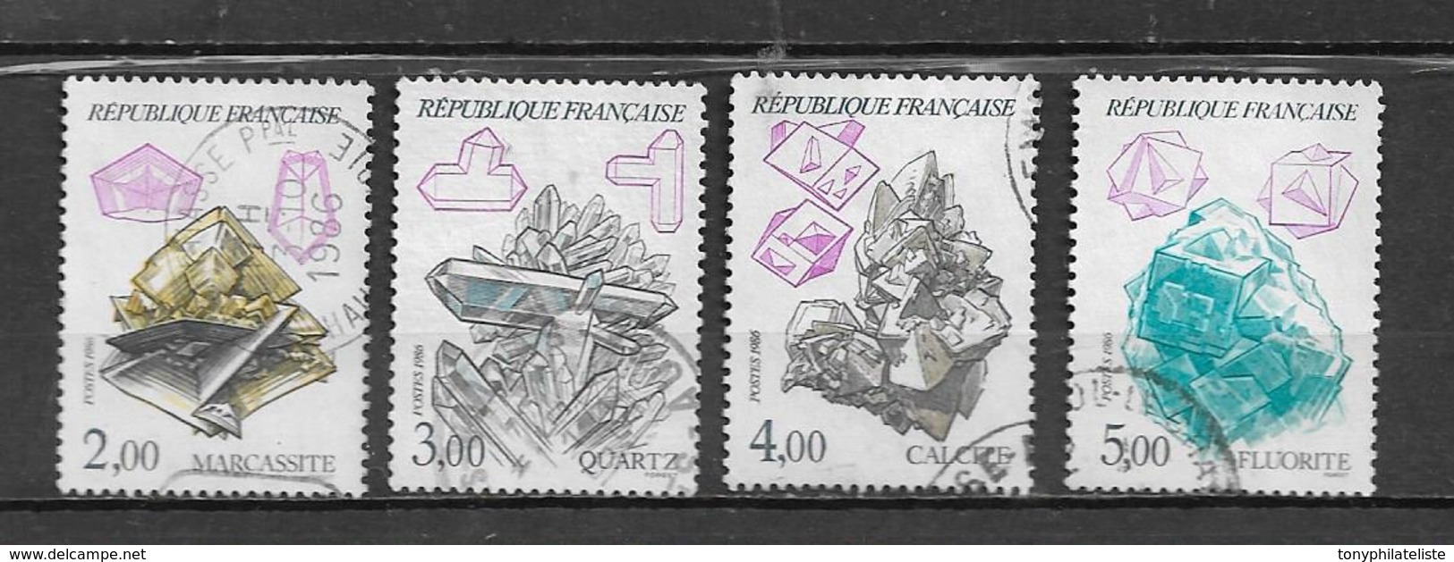 France Timbres De 1986  N°2429 A 2432  Oblitérés - Used Stamps