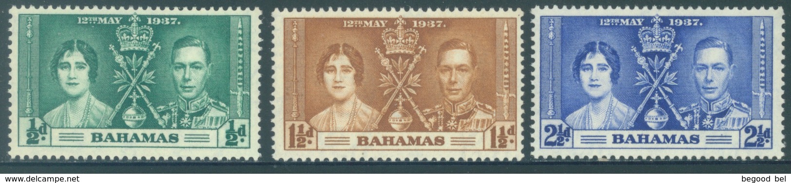 BAHAMAS - MNH/**. - 1937 - CORONATION - Yv 98-100 -  Lot 18393 - 1859-1963 Colonie Britannique