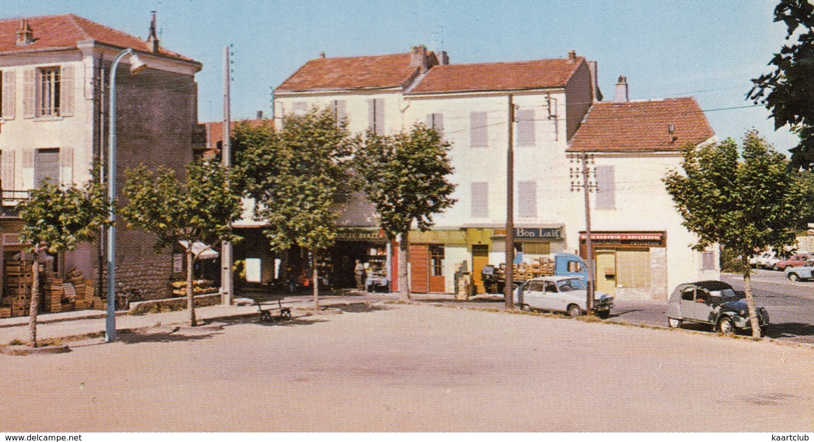 Toulon: CITROËN 2CV, RENAULT 16, GOELETTE - 'Bon Lait' - La Place De La Serinette - Passenger Cars