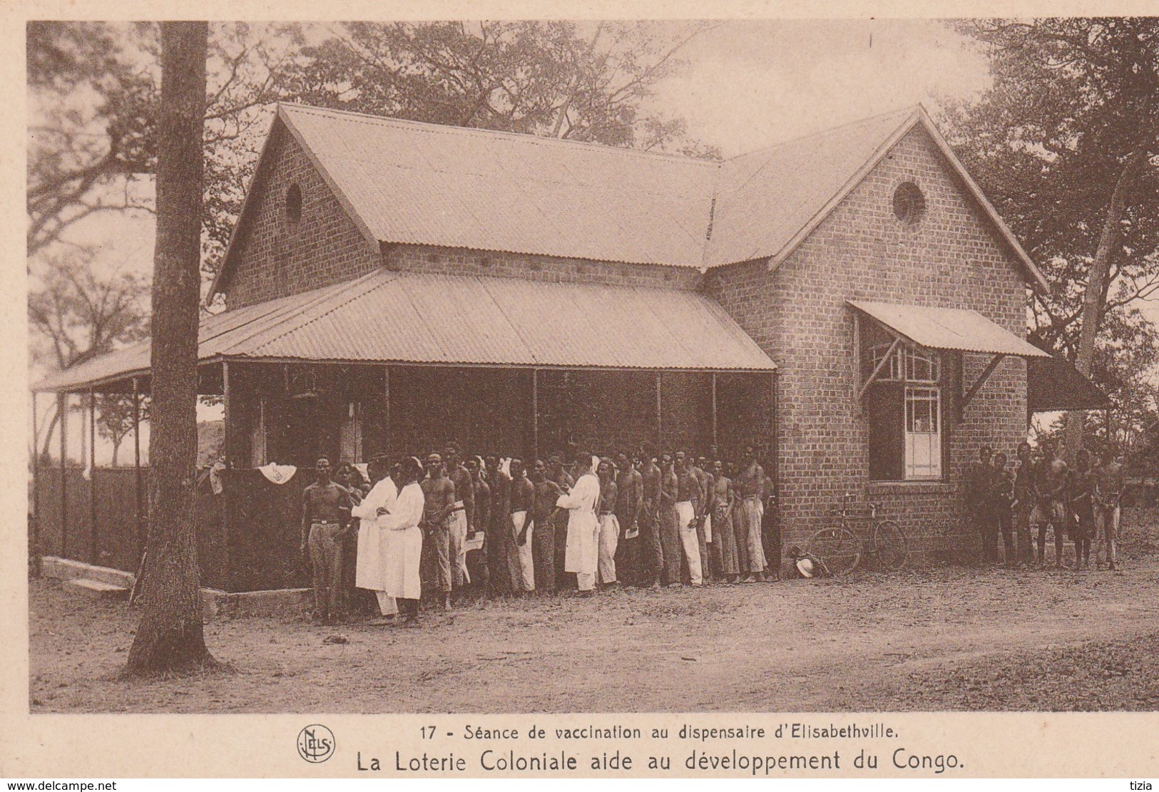 Séance De Vaccinations Au Dispensaire D'Elisabethville.  Patronnée Par La Loterie Coloniale.---scan-- - Belgian Congo