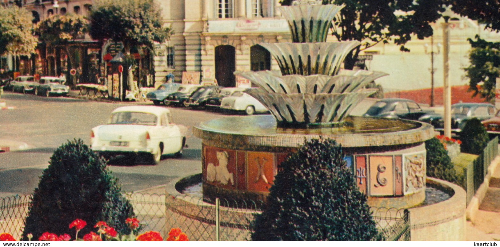 Chatelguyon: SIMCA ARIANE, PEUGEOT 203 - Place Brosson Et Le Casino - Turismo