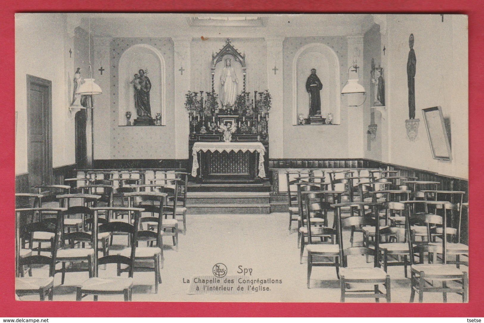 Spy - La Chapelle Des Congrégations à L'intérieur De L'église ( Voir Verso ) - Jemeppe-sur-Sambre