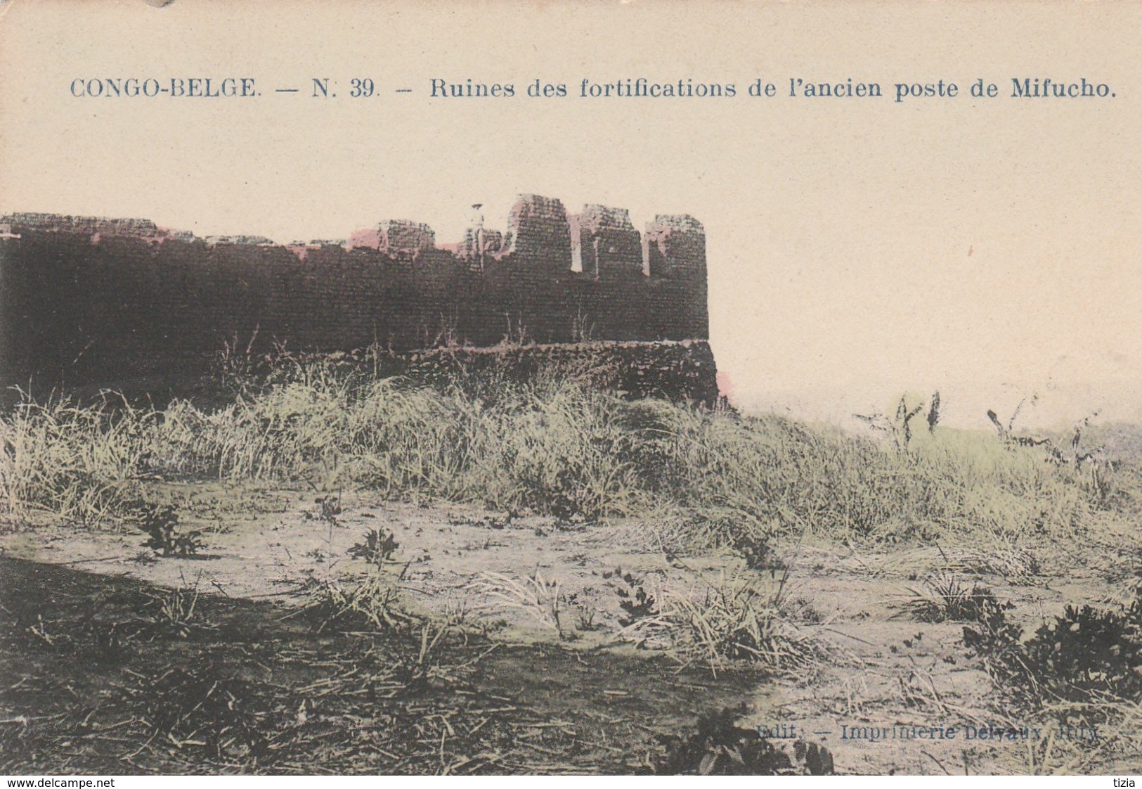Congo--Belge.  Ruines Des Fortifications De L'ancien Post De Mifucho.---scan-- - Congo Belge