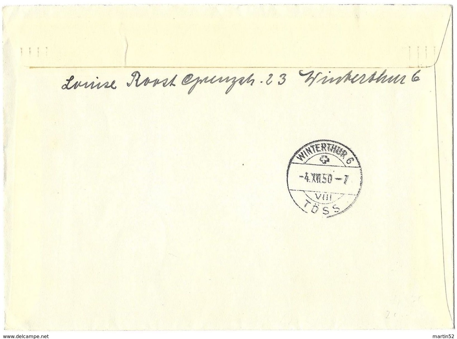 Schweiz Suisse 1950: Zu PJ137 Mi 554 Yv 506 Auf R-Brief Mit O TAG DER BRIEFMARKE 3.XII.1950 GRENCHEN (Zu CHF 32.00) - Stamp's Day