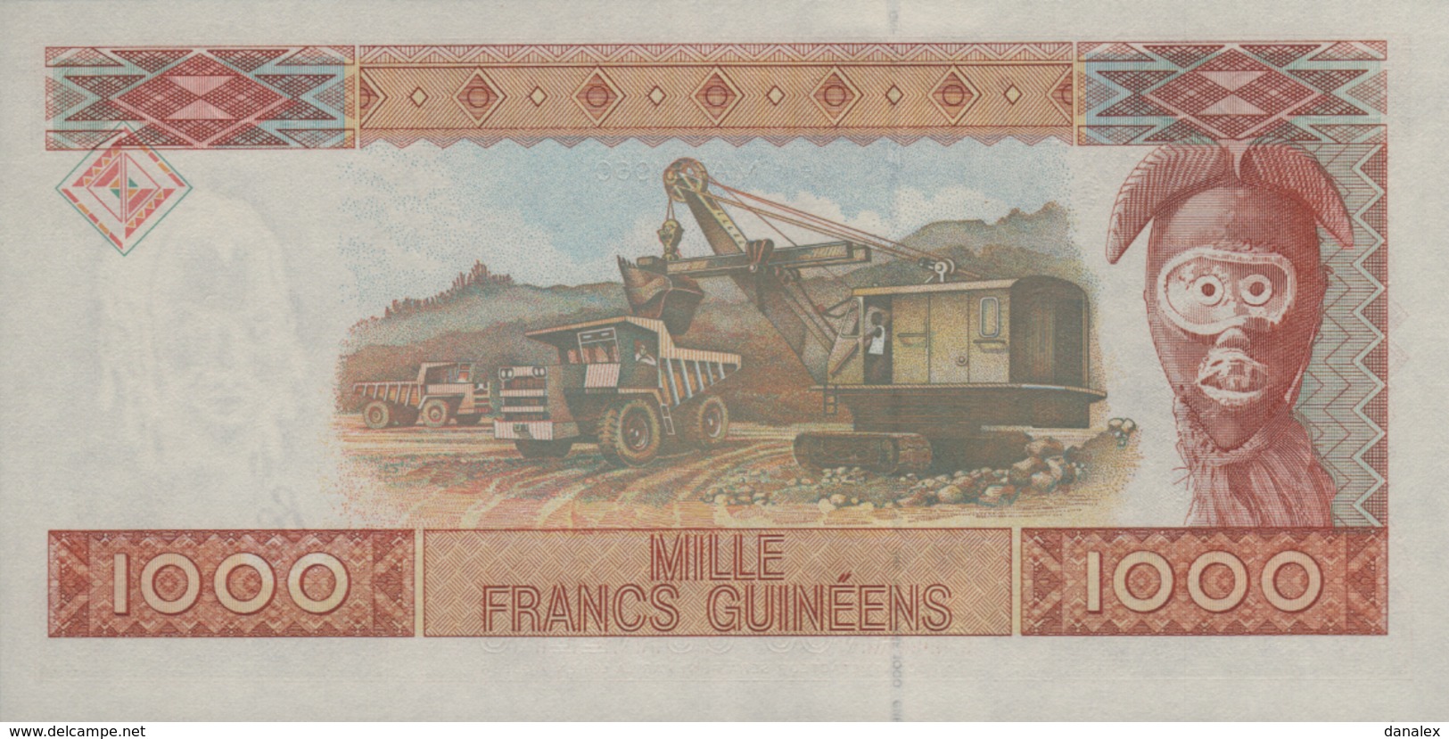 GUINEE 1000 FRANCS GUINEENS De 1998  PICK 37 UNC/NEUF - Guinea