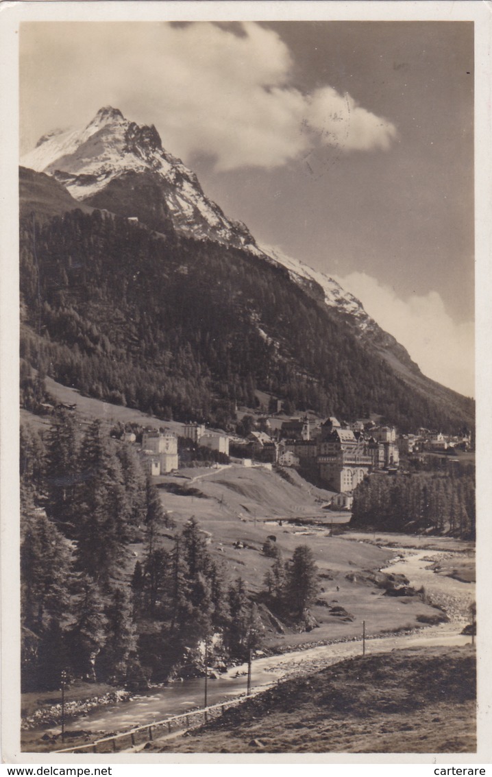 SUISSE,SCHWEIZ,SVIZZERA,SWITZERLAND,HELVETIA,SWISS,PONTRESINA,GRISONS,BERNINA,CARTE PHOTO RARE - Pontresina