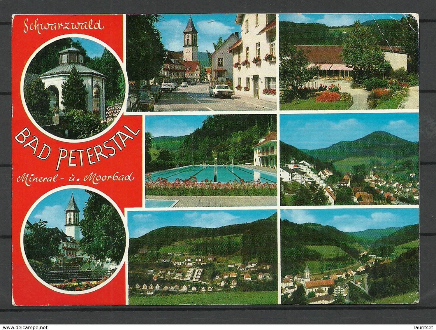 Deutschland BAD PETERSTAL Schwarzwald (gesendet 1991, Mit Briefmarke) - Bad Peterstal-Griesbach