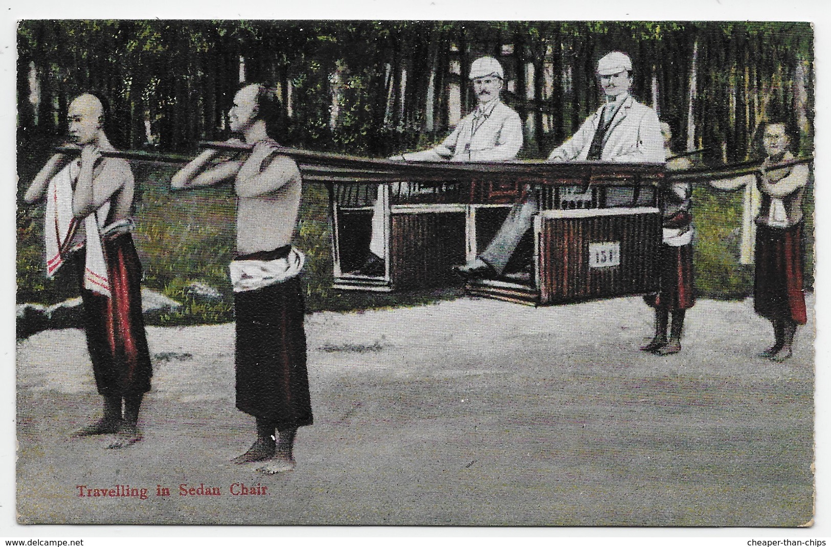 Travelling In Sedan Chair - Sternberg - China (Hong Kong)