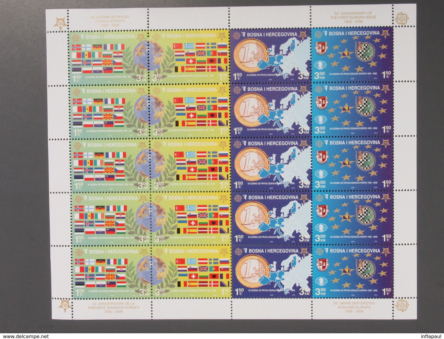 CEPT 50 Jahre Blöcke Und Kleinbögen Michel Katalogwert 776,00 € Postfrisch MNH (2768) - Sonstige & Ohne Zuordnung