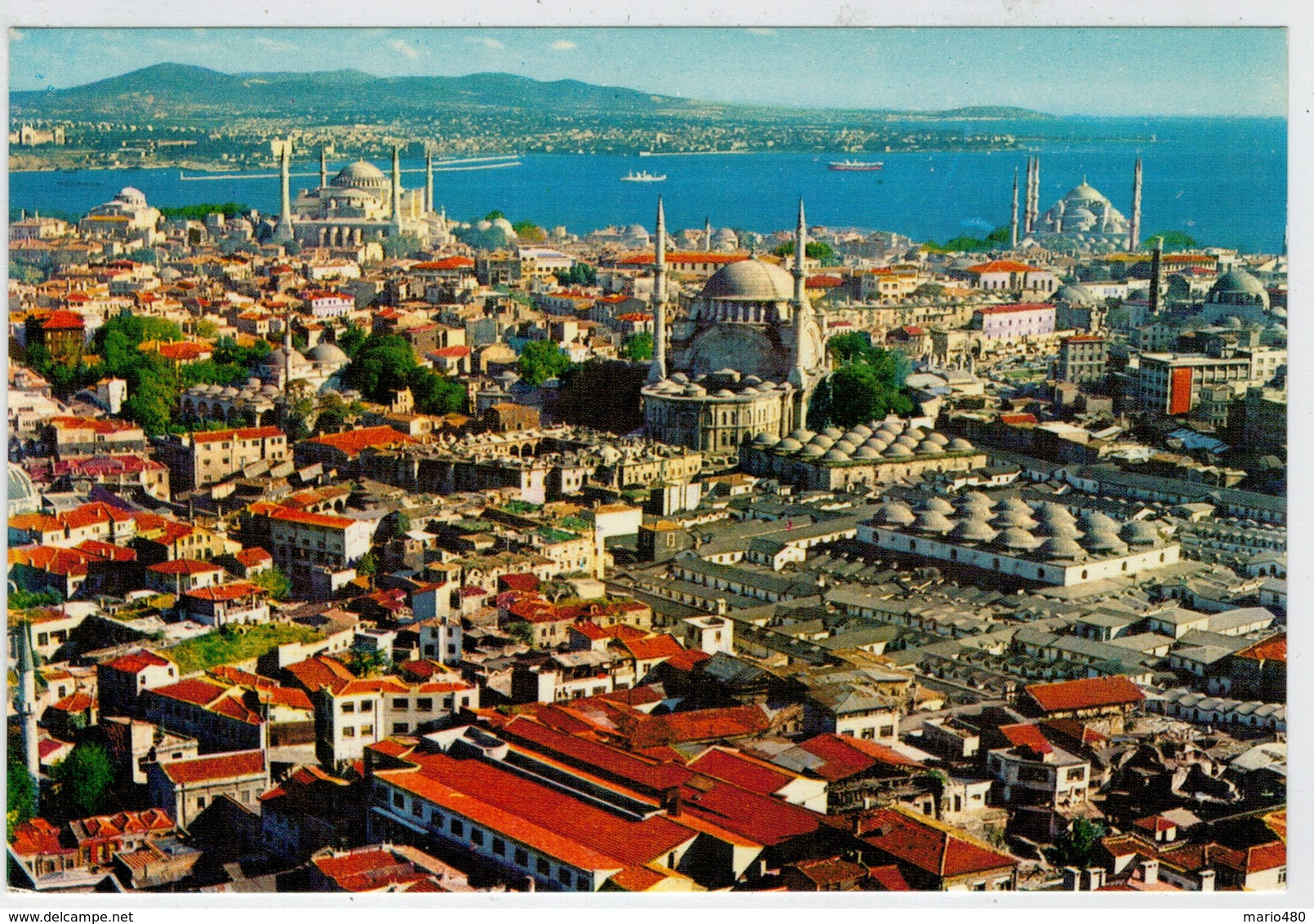 ISTAMBUL    ST. SOPHIA  ET LE  MOSQUEE  BLEUE DANS  L' ANCIENNE  VILLE         (NUOVA) - Turchia