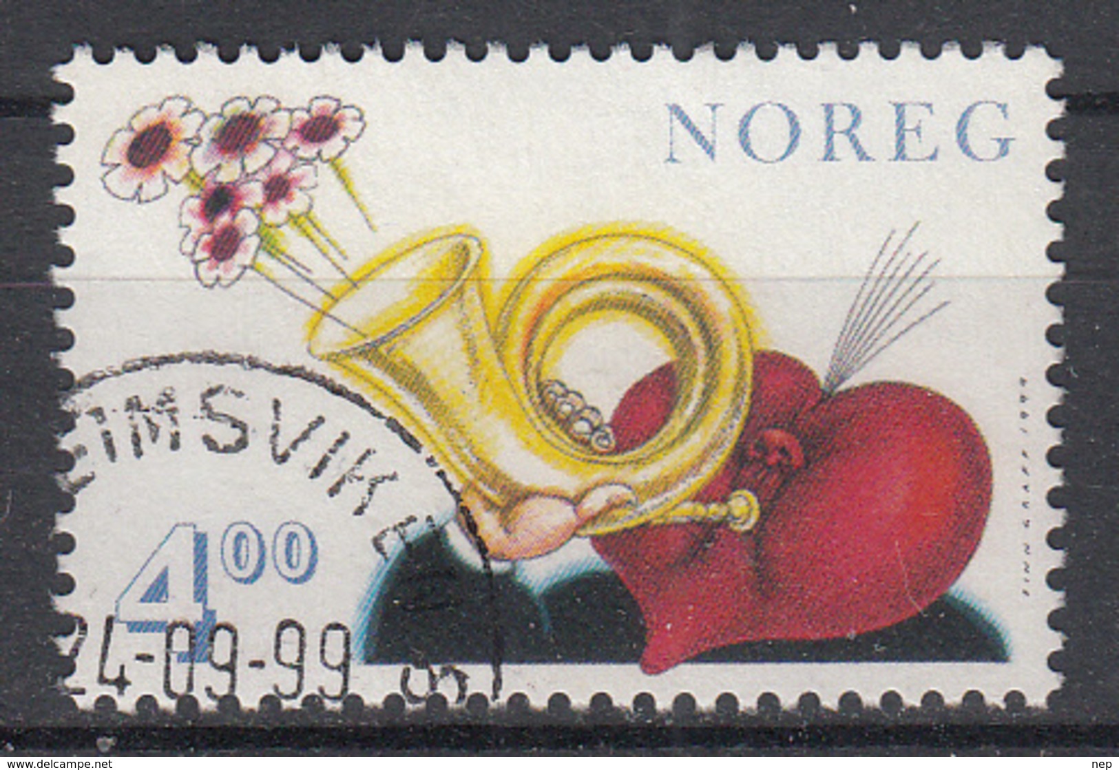 NOORWEGEN - Michel - 1999 - Nr 1306 - Gest/Obl/Us - Oblitérés