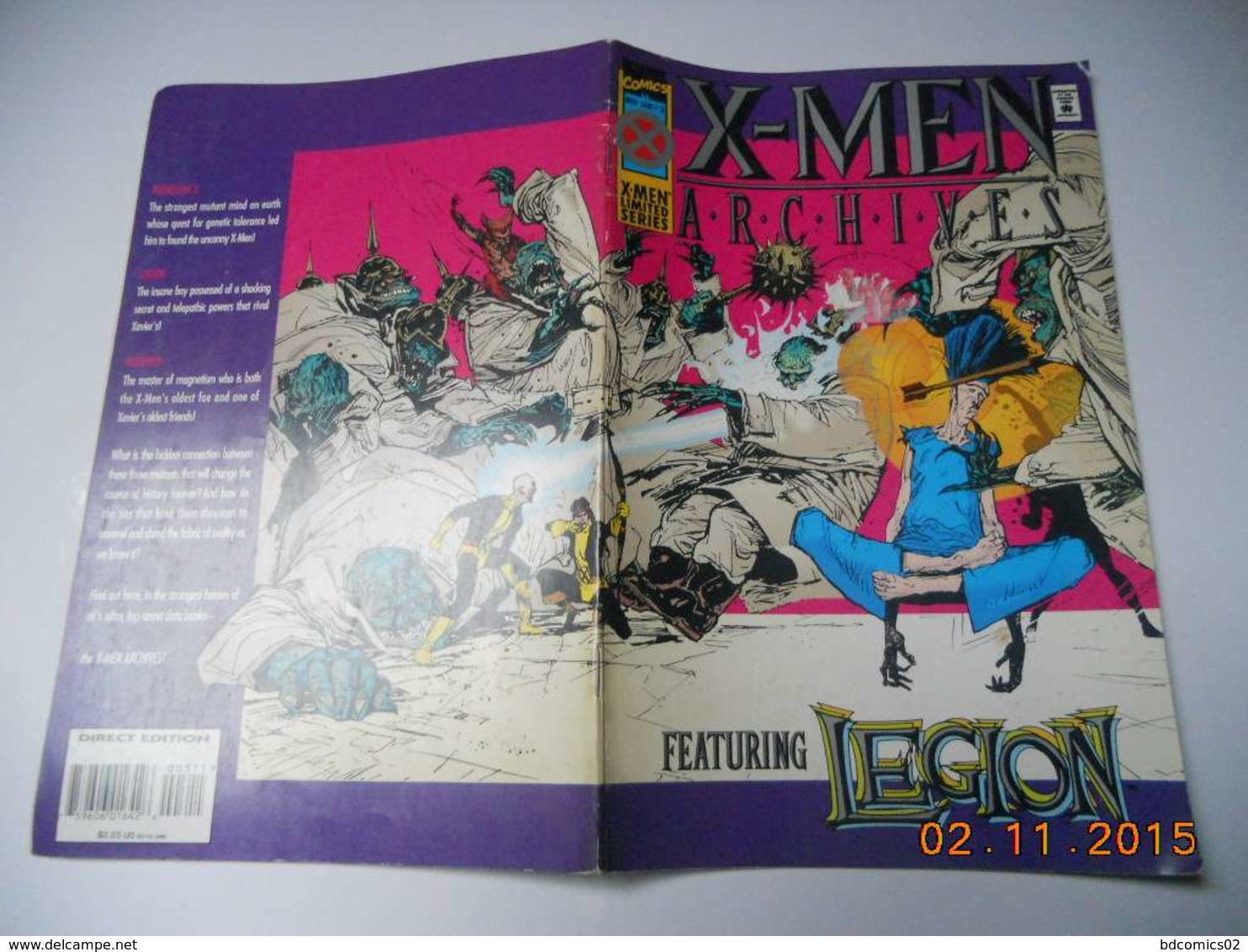 X-Men Archives N°3 DE 1995 Legion Bill Sienkiewicz Marvel Comics US Comics EN V O - Marvel