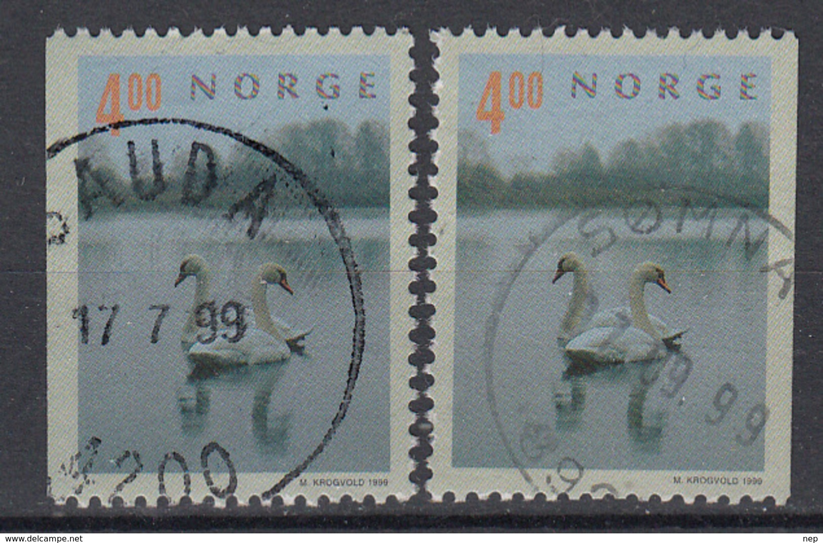 NOORWEGEN - Michel - 1999 - Nr 1307 DI/Dr - Gest/Obl/Us - Oblitérés