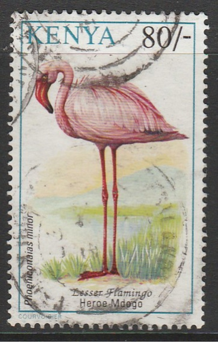 Kenya 1993 Birds 80 Sh Multicoloured SW 595 O Used - Kenia (1963-...)