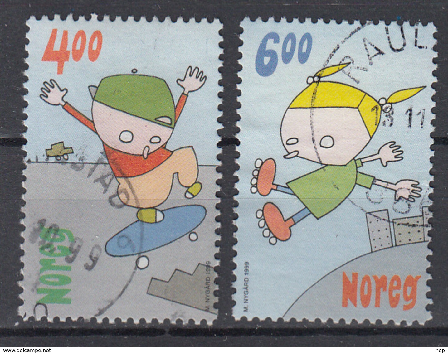 NOORWEGEN - Michel - 1999 - Nr 1329/30 - Gest/Obl/Us - Oblitérés