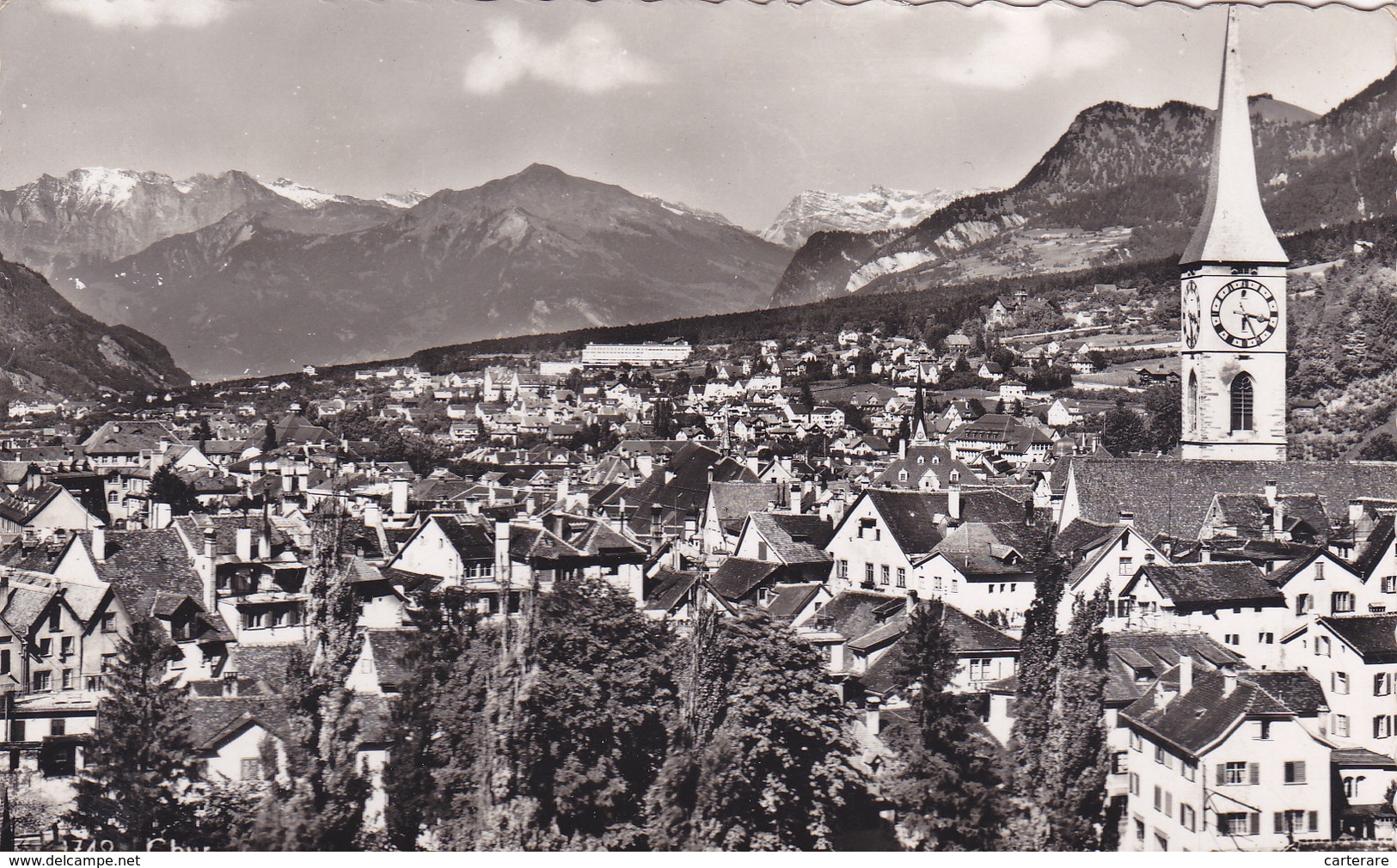 SUISSE,HELVETIA,SWISS,SWITZERLAND,SVIZZERA,SCHWEIZ,GRISONS,COIRE,CUIRA,COIRA,PLESSUR,CARTE PHOTO - Chur