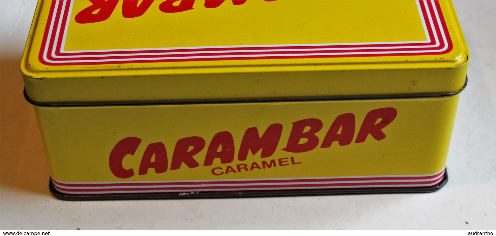 Belle Boîte Métallique Carambar Caramel En TBE Boite Vintage De Collection - Boîtes