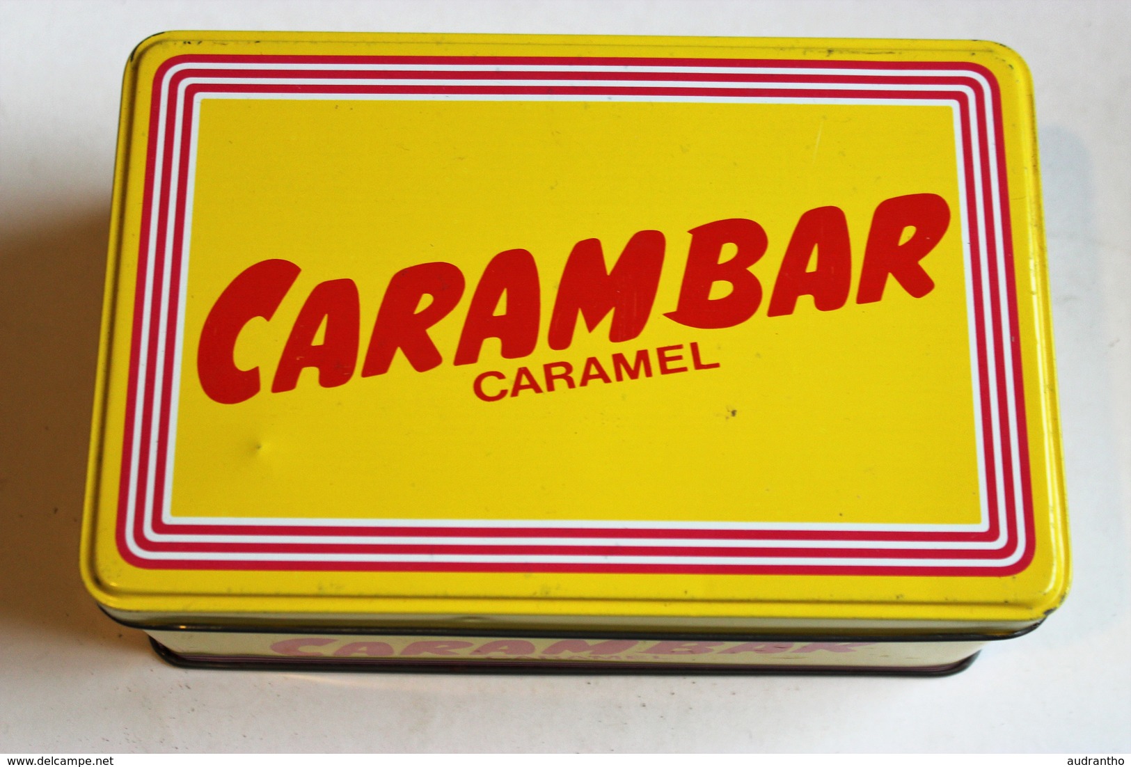 Belle Boîte Métallique Carambar Caramel En TBE Boite Vintage De Collection - Boîtes