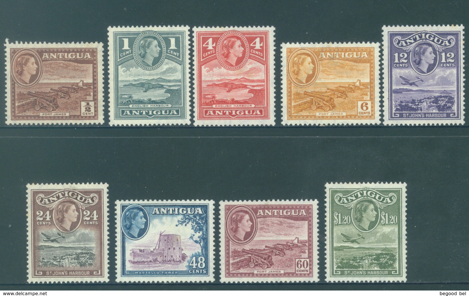 ANTIGUA - MLH/*. - 1954 - SEE SCANS 2 STAMPS GRATIS - Yv 103A 104 107 109 111-115 -  Lot 18405 - LOW PRICE - 1858-1960 Colonie Britannique