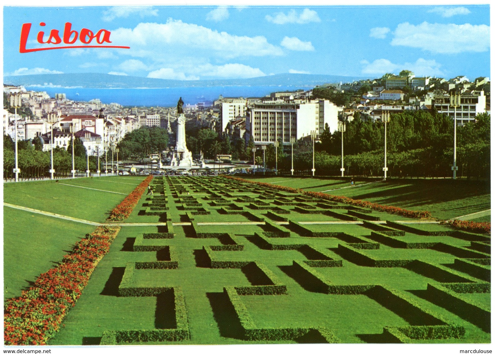 Lisboa. Parque Eduardo VII E Vista Parcial. Lisbon. Edward VII Park And Partial View. Lisbonne. Parc Edouard VII. - Lisboa