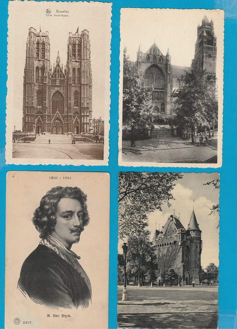 BELGIË  Lot van 60 Oude Postkaarten, Vieilles Cartes Postales