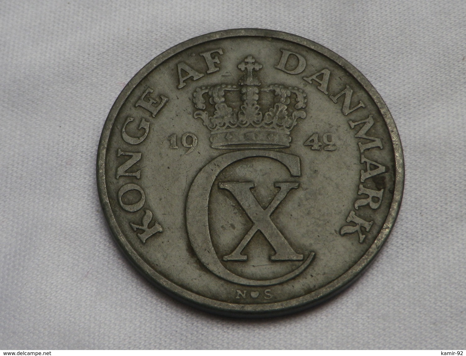 Danemark 5 Ore 1942 - Zinc - CHRISTIAN  X  Km#834 A   TTB ++ - Danemark