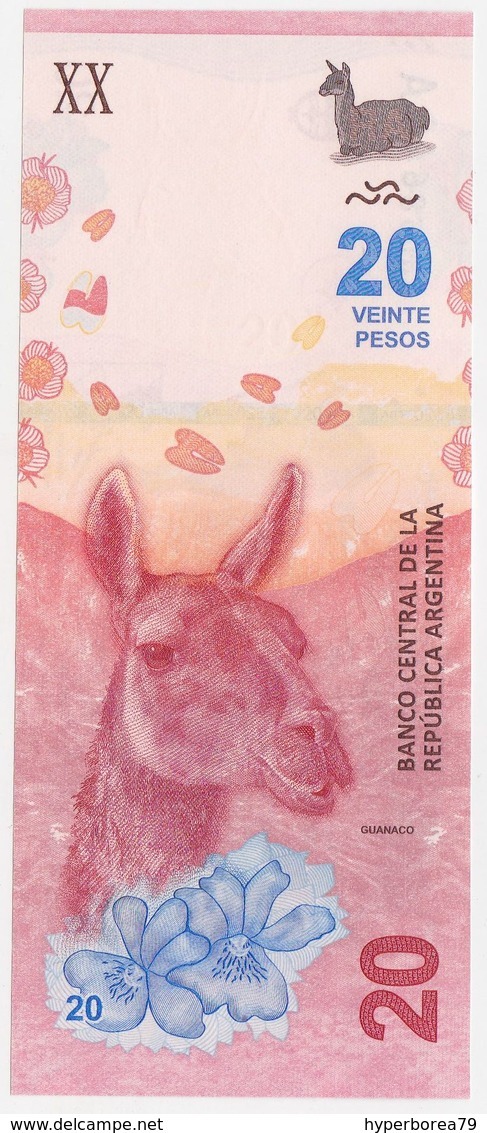 Argentina P 361 - 20 Pesos 2017 - UNC - Argentine