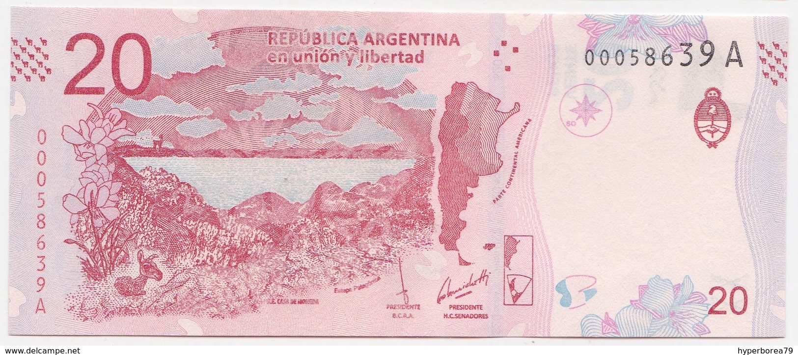 Argentina P 361 - 20 Pesos 2017 - UNC - Argentina