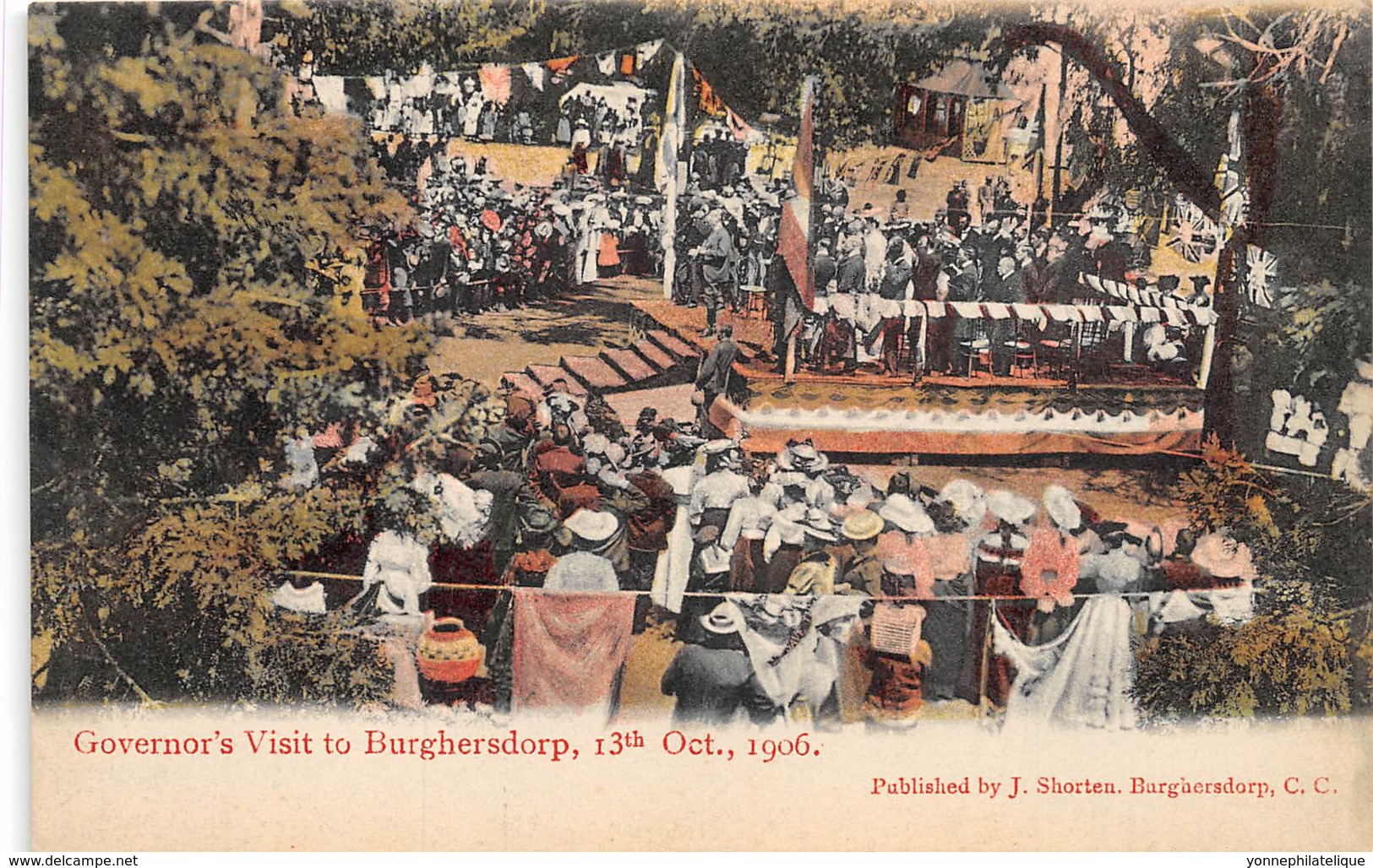 Afrique Du Sud -  Topo / 114 - Governor's Visit To Burghersdorp 1906 - Afrique Du Sud