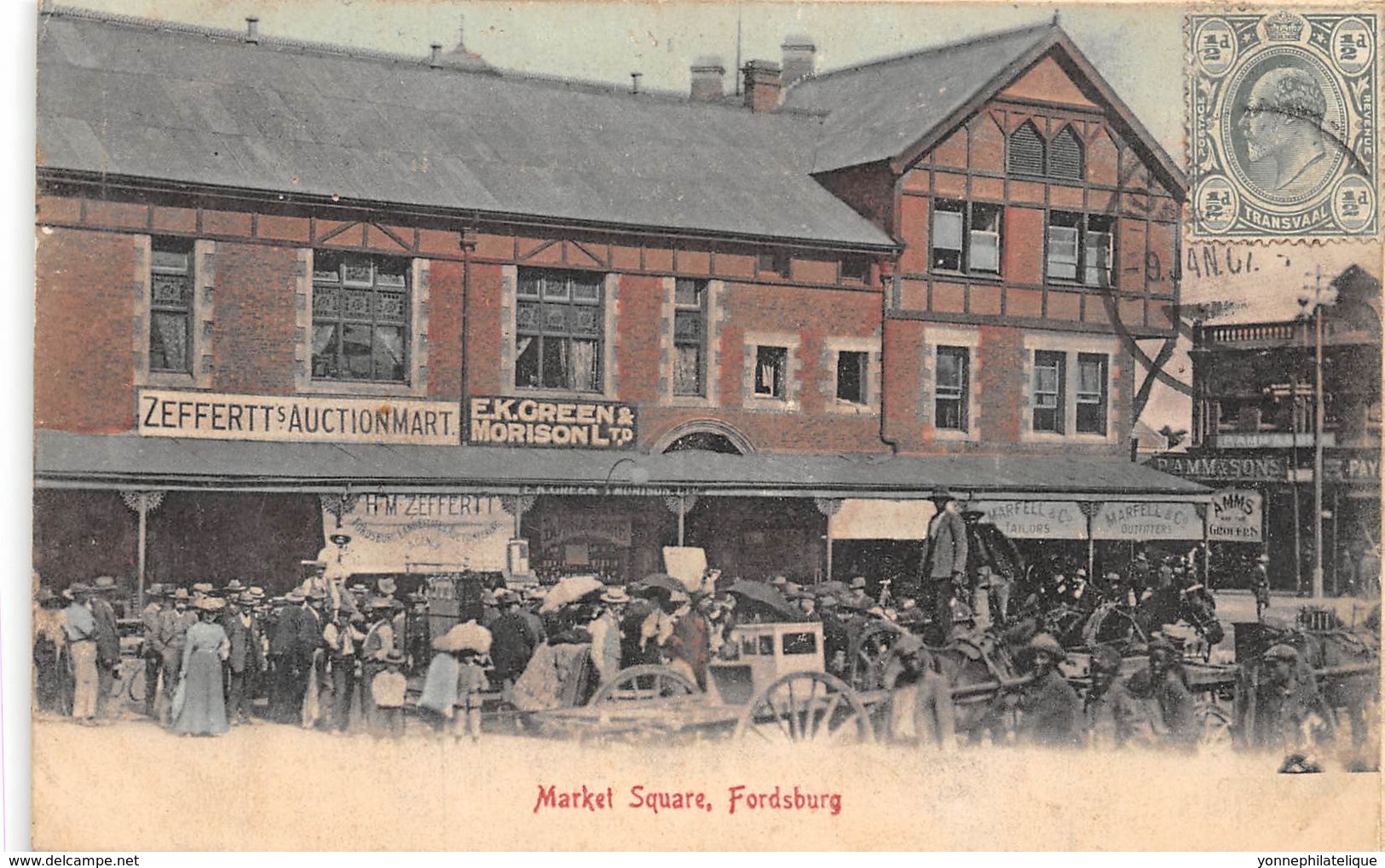 Afrique Du Sud -  Topo / 120 - Market Square Fordsburg - Belle Oblitération - Afrique Du Sud