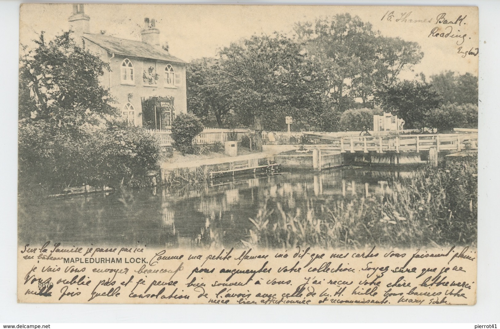 ROYAUME UNI - ENGLAND - READING - Mapledurham Lock - Reading