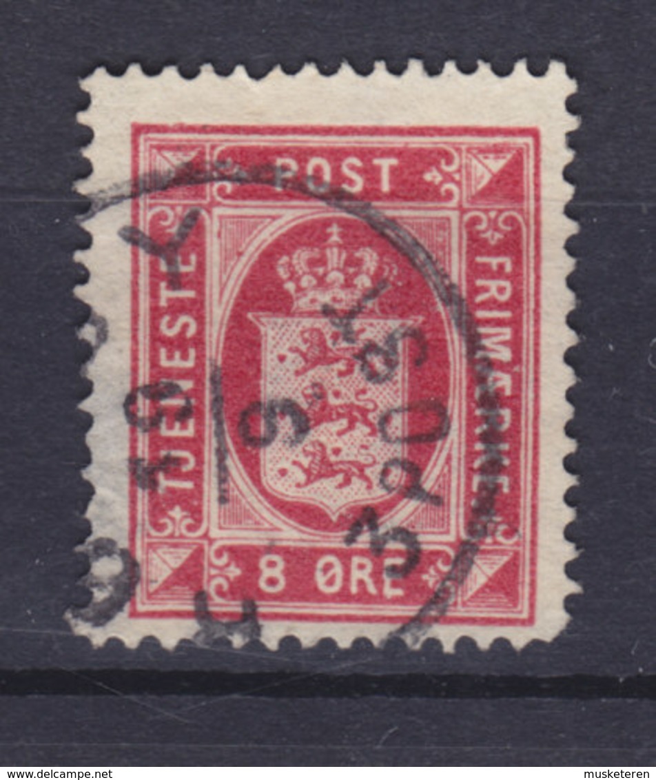 Denmark 1875 Mi. 6 Y A    8 Ø Wappen Dienstmarke Perf. 14 X 13½ - Officials