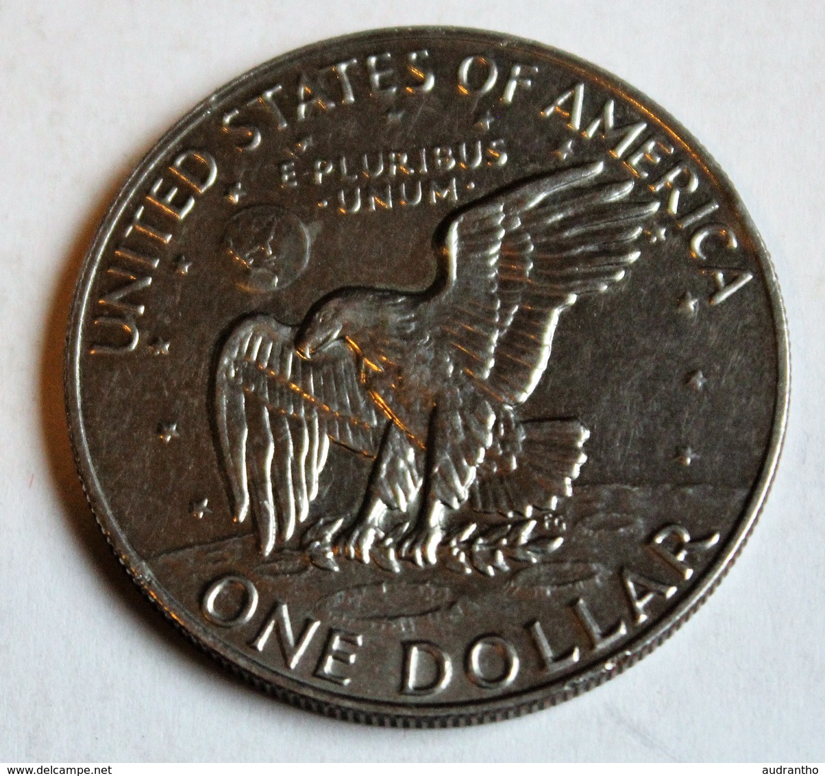 1 Pièce De Monnaie En Argent One Dollar US Eisenhower Dollar Liberty 1973 - Autres & Non Classés