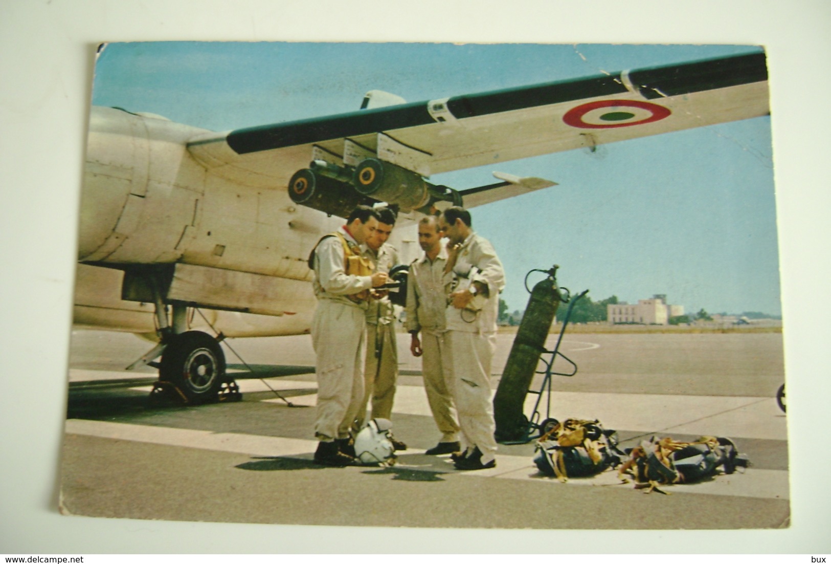 AERONAUTICA MILITARE ITALIANA      VIAGGIATA COME DA FOTO  AEREO AIRPLANE PIEGA ANGOLO - 1946-....: Modern Era