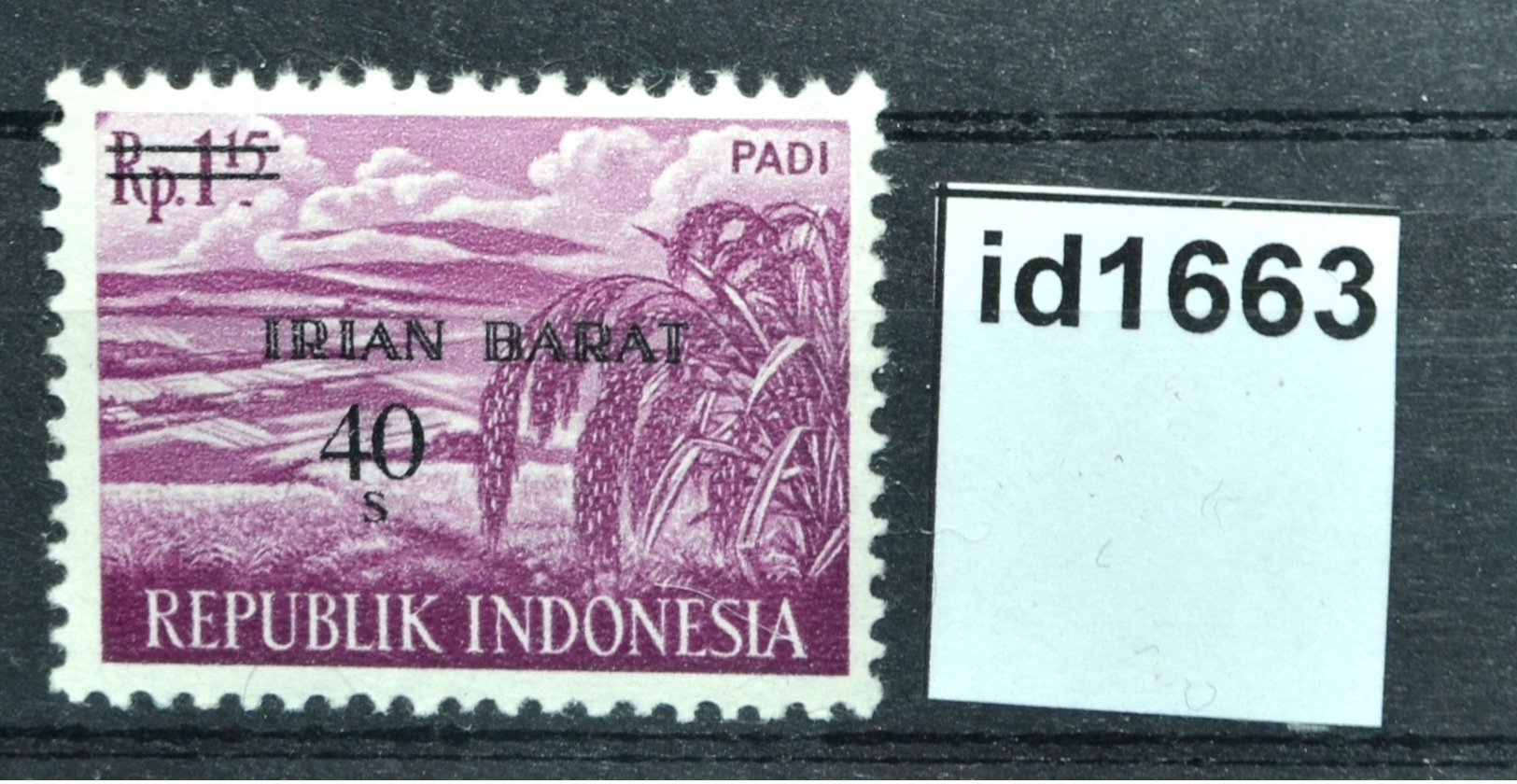 Id1663 Landwirtschaftliche Produkte, Agricultural Products, Irian, ID 1963 ** - Indonesien