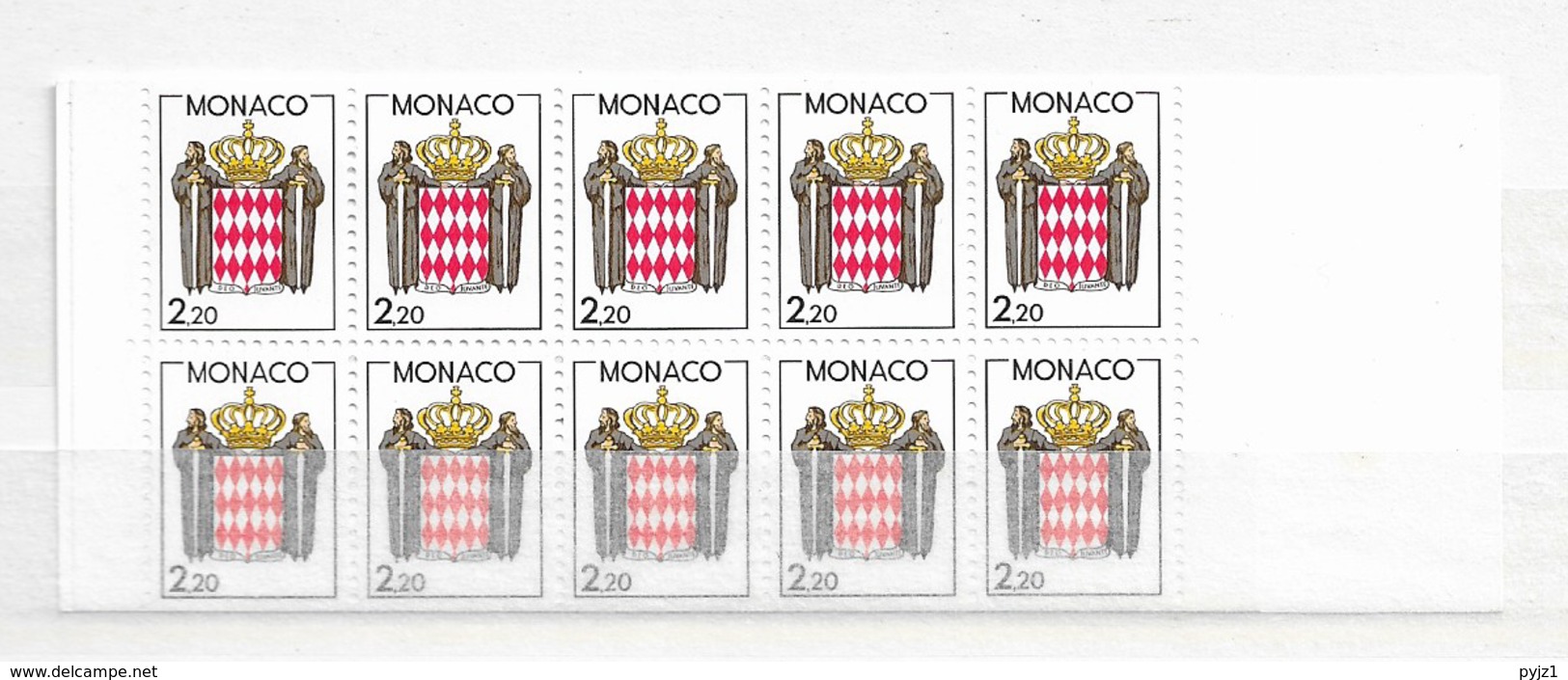 1987 MNH Monaco Michel MH O-1, 1832 - Cuadernillos