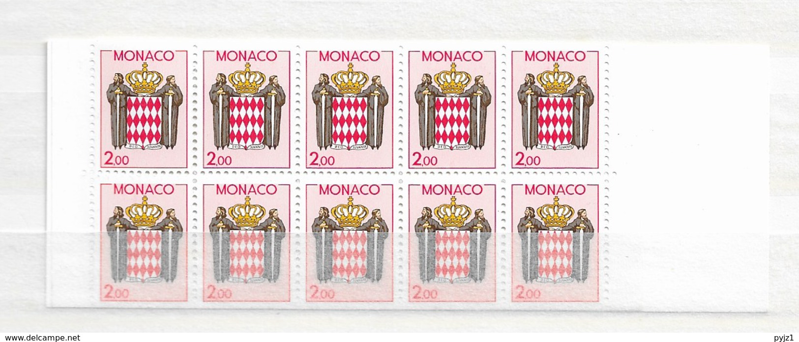 1987 MNH Monaco Michel MH O-2, 1850 - Cuadernillos