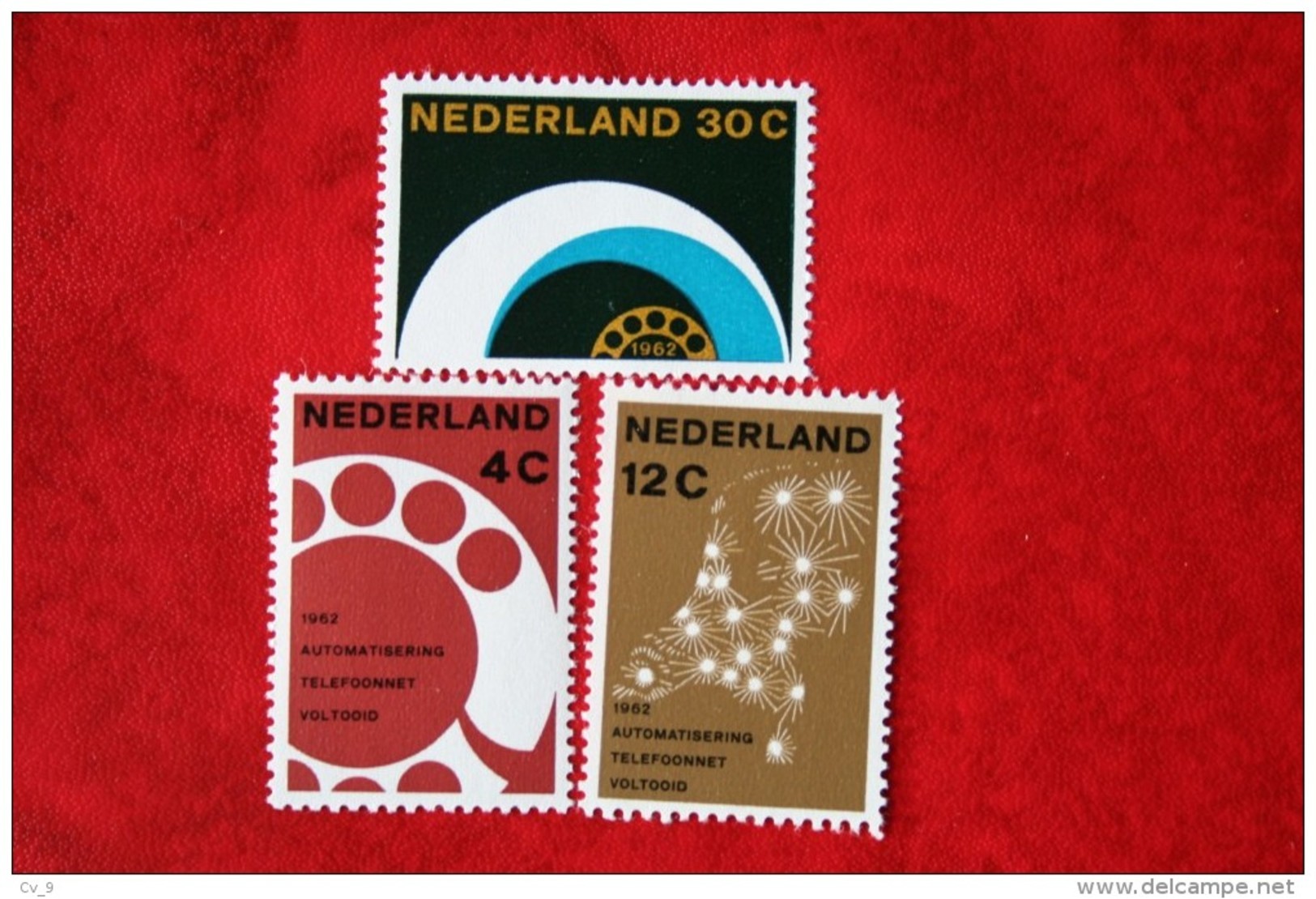 Automatisering Telefoonnet NVPH 771-773 (Mi 779-781); 1962 POSTFRIS / MNH ** NEDERLAND / NIEDERLANDE - Ungebraucht