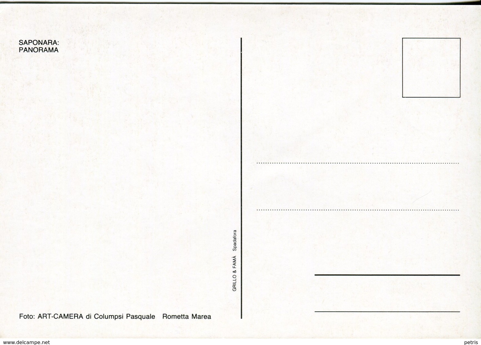 Saponara. Panorama - Lot.2646 - Messina