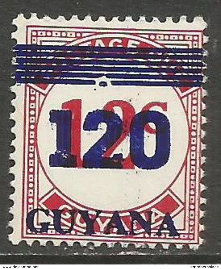 Guyana - 1984 Numerals Surcharge 120c/12c MNH **    SG 1402 - Guyana (1966-...)