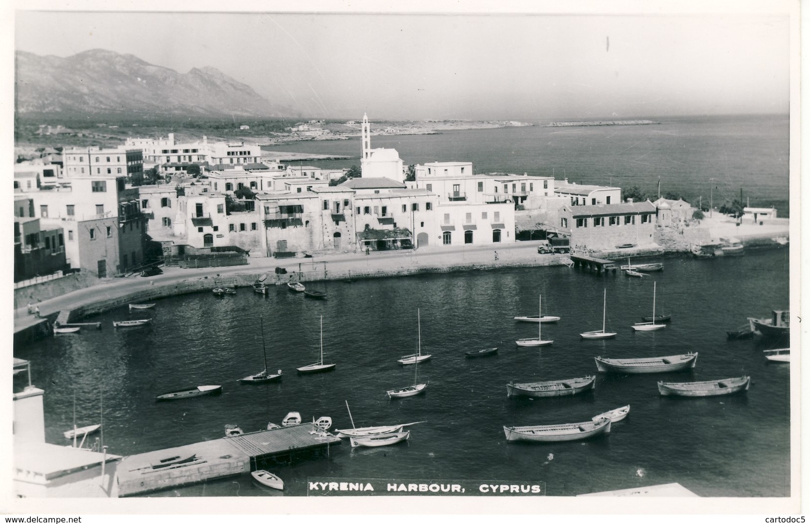 Kyrenia  Harbour  Cyprus  Cpsm Format Cpa - Cipro