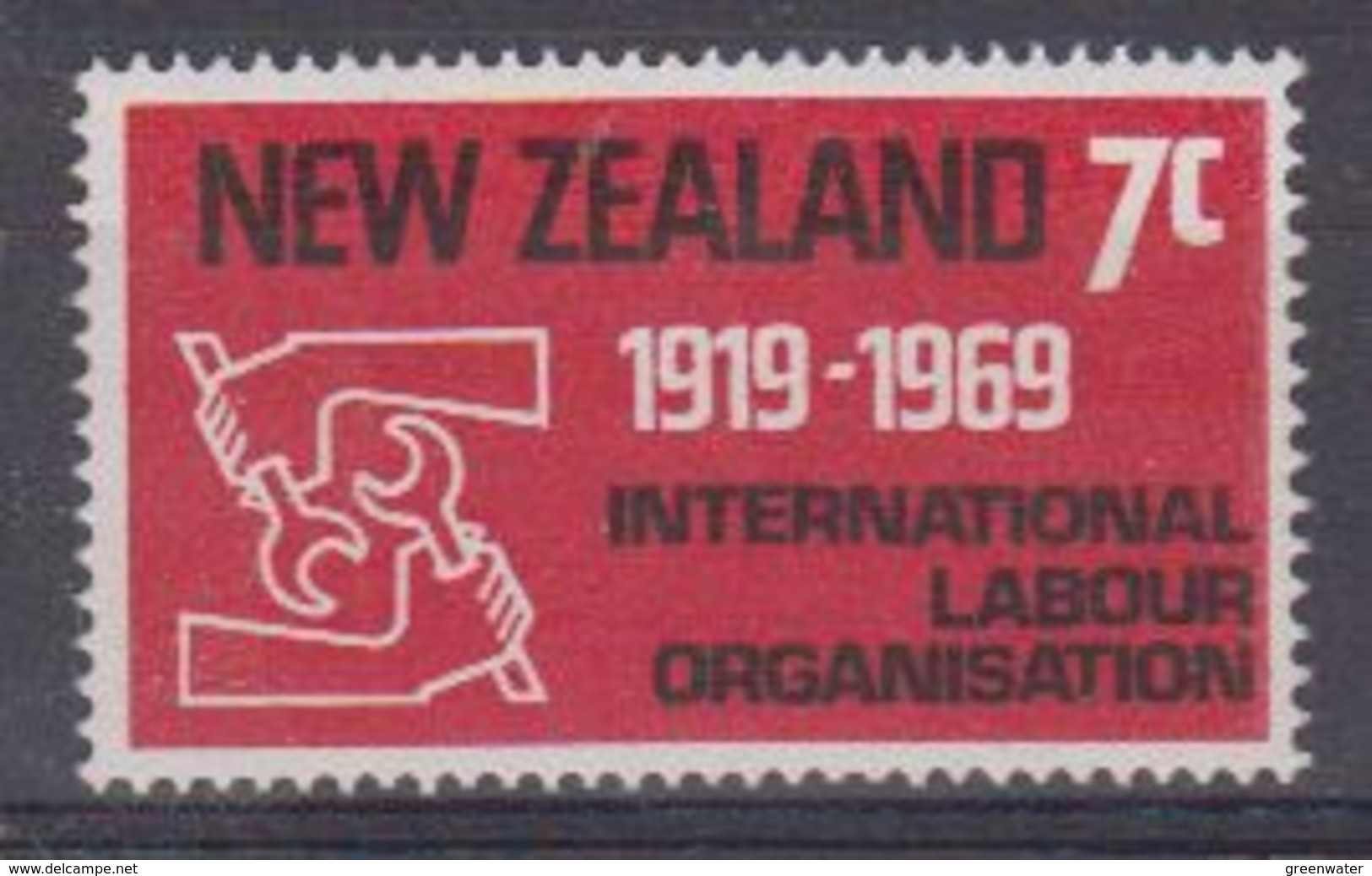 New Zealand 1969 International Labour Organisation 1v ** Mnh (41403B) - Ongebruikt