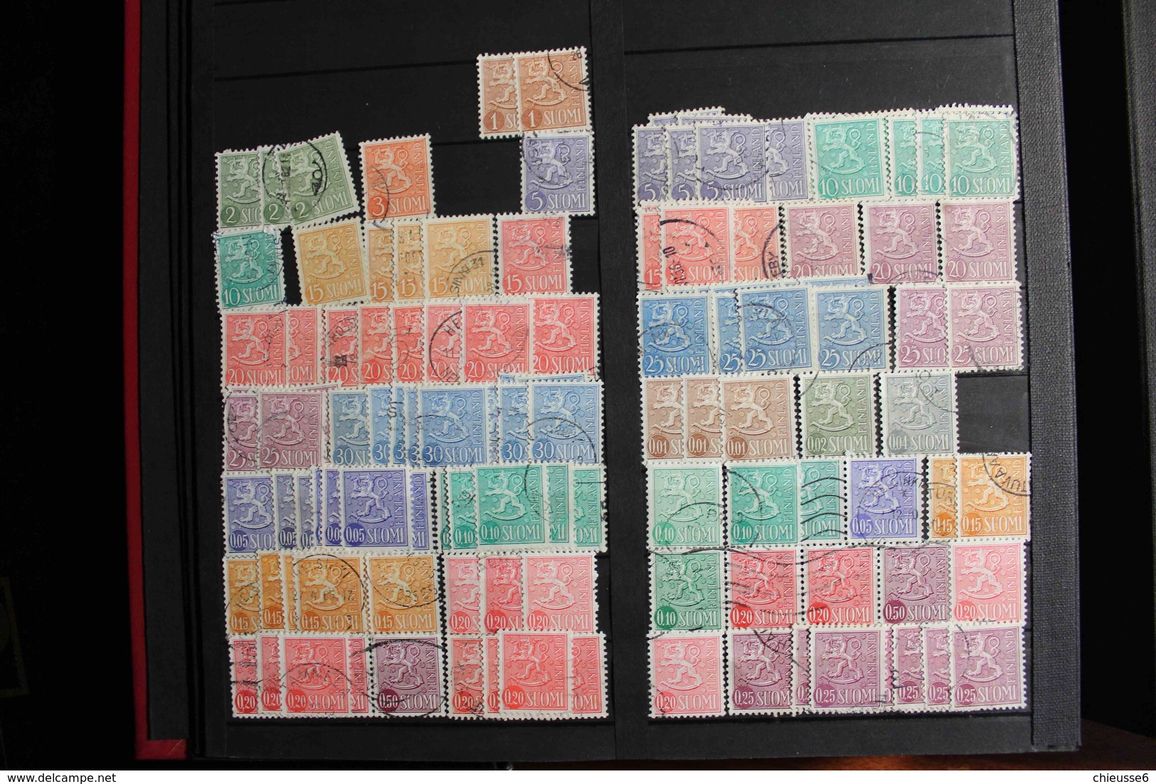 Finlande  Ob Lot Timbres Usage Courant - Collections