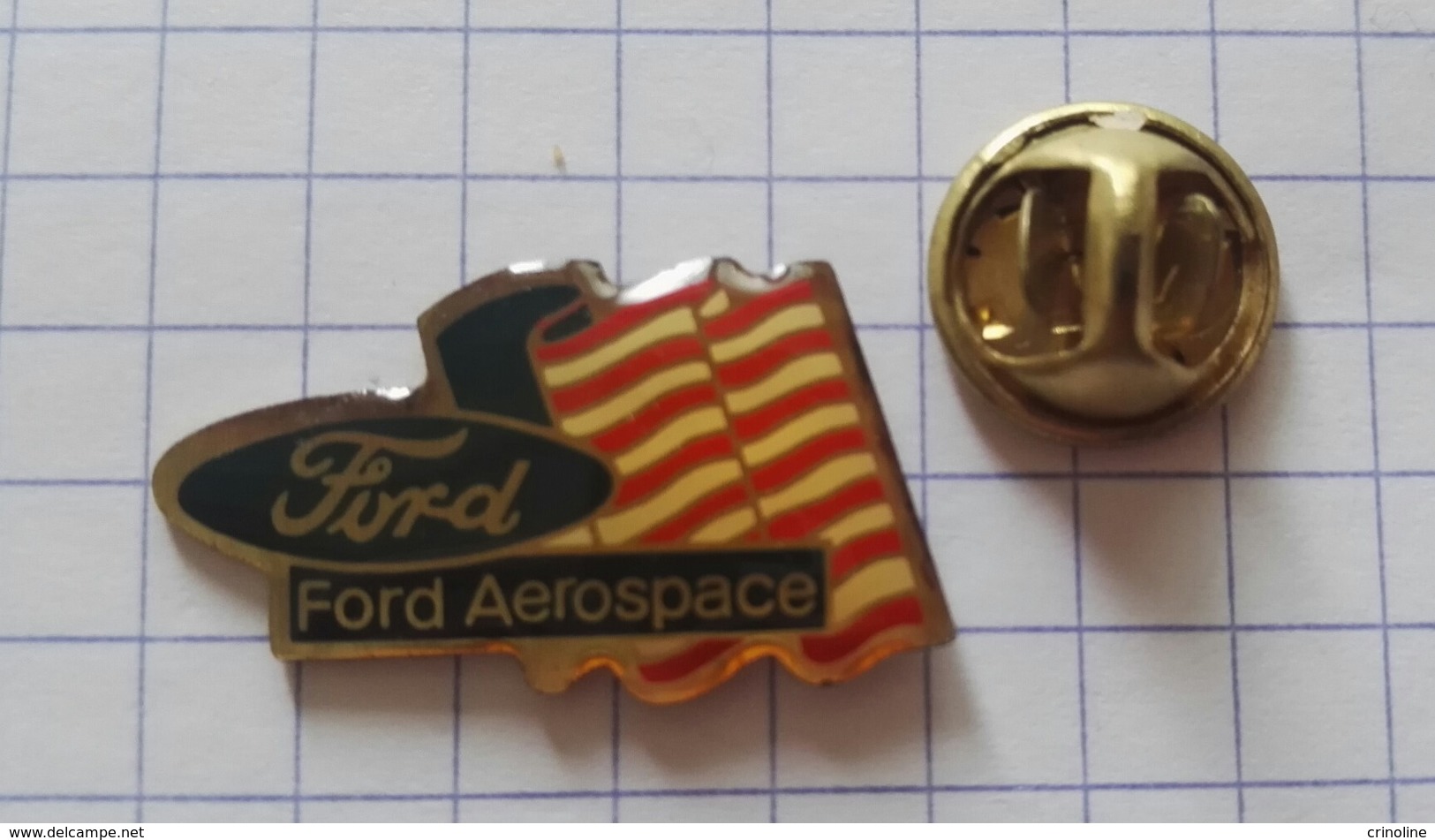 Pins Logo Badge Ford Aerospace Drapeau - Ford