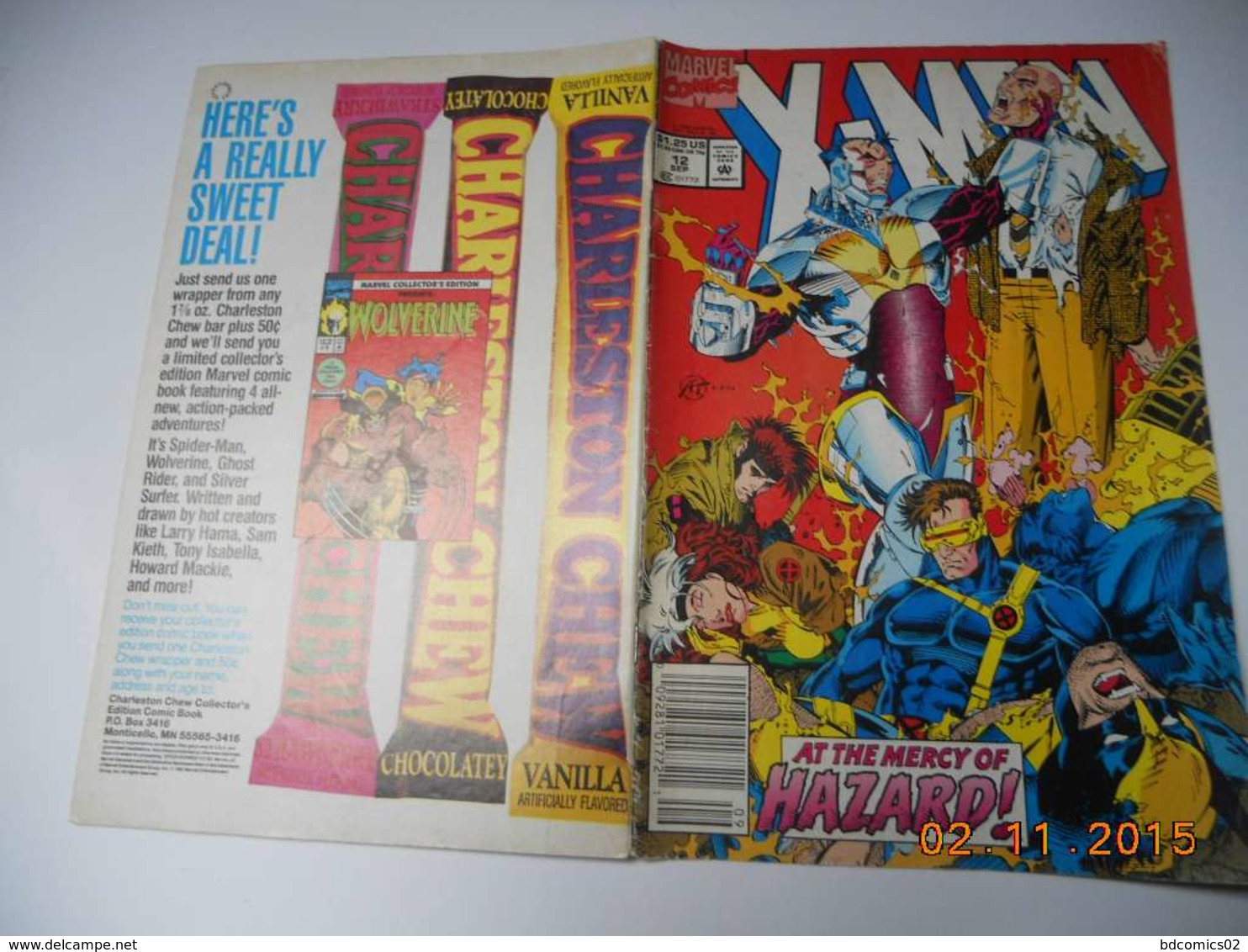 X-men  N°12 1st Hazard - 1992 - Jim Lee - Near Mint EN V O - Marvel