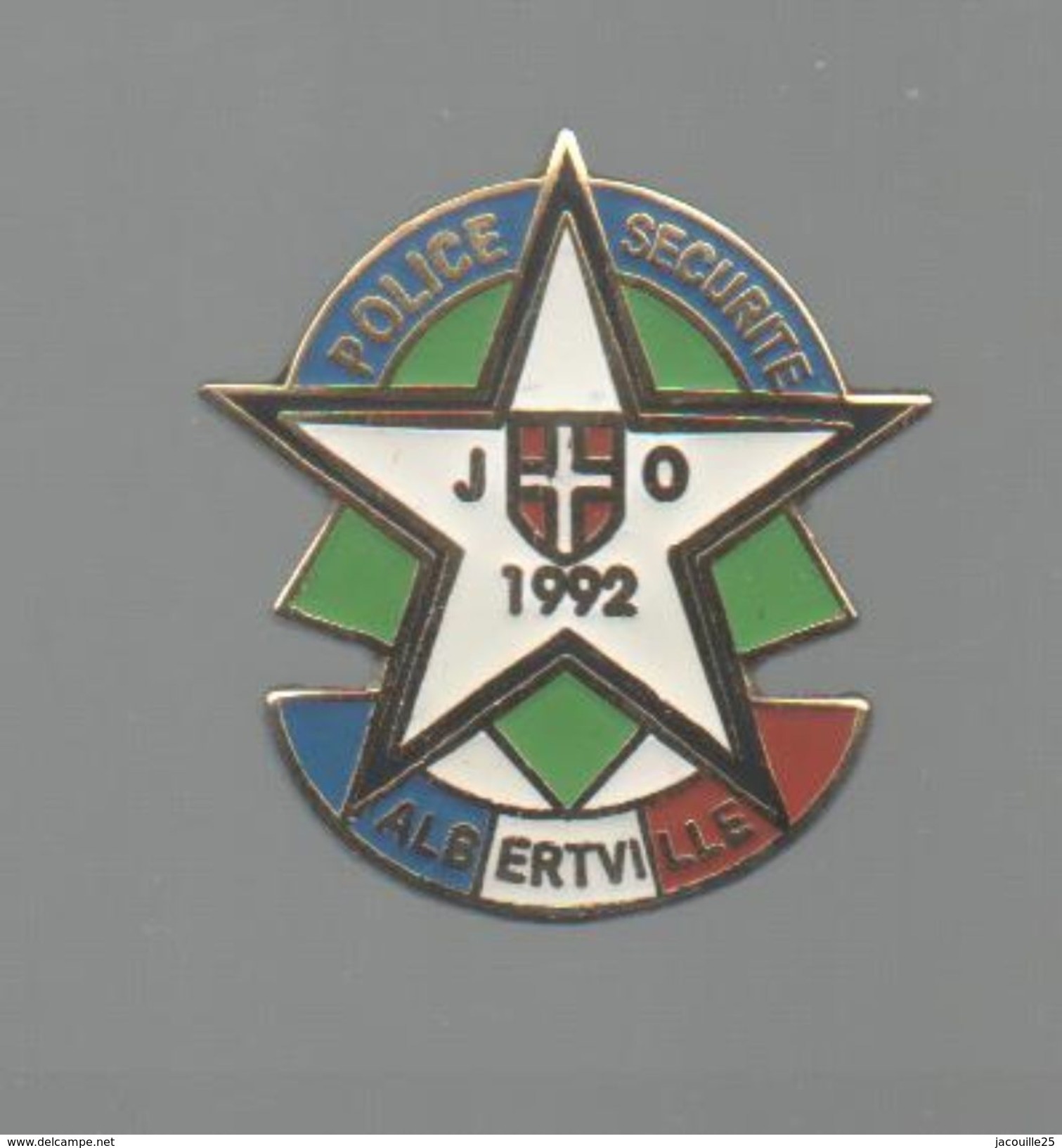 PINS PIN'S POLICE SECURITE JO ALBERTVILLE 1992 EGF - Police