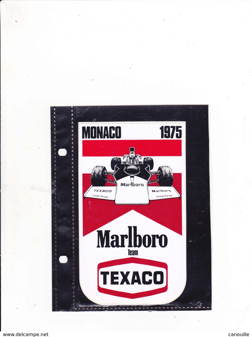 Sticker Marlboro - Monaco 1975 - Automobile - F1