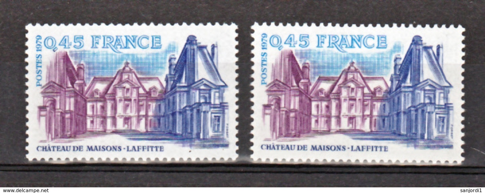 France 2064 A GT Maisons Lafitte Peu Visible Sur Scan  Neuf ** TB MNH Sin Charnela Cote Dallay 40 - Nuovi